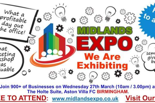 We're exhibiting at Midlands Expo